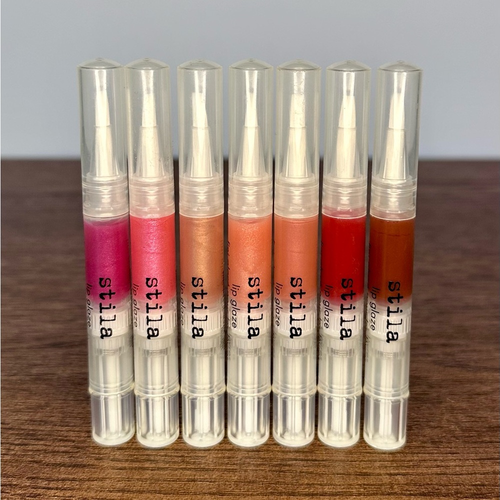 New Stila Mini Lip Glaze Set of 7